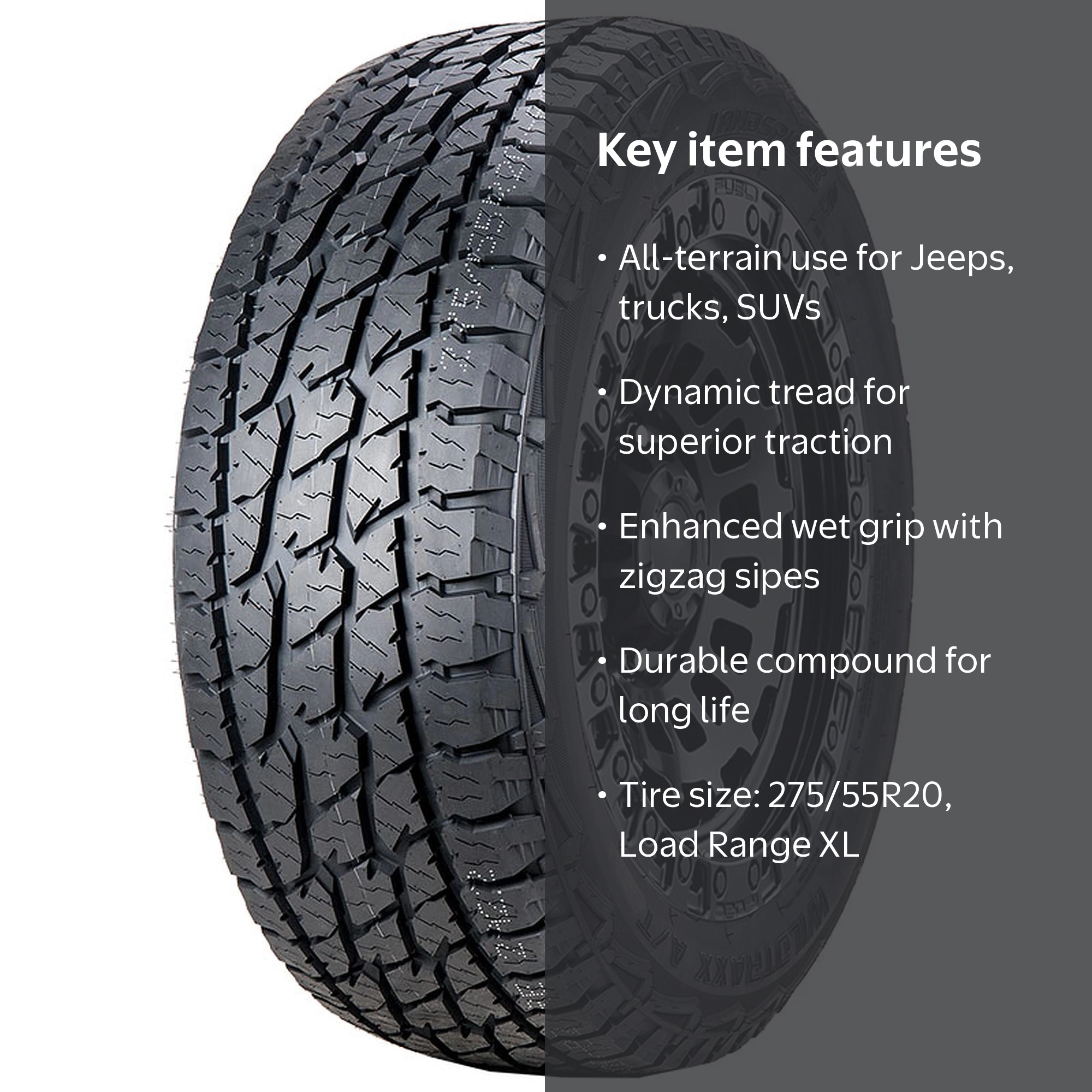 Landspider Wildtraxx A/T All Terrain 275/55R20 117T XL Light Truck