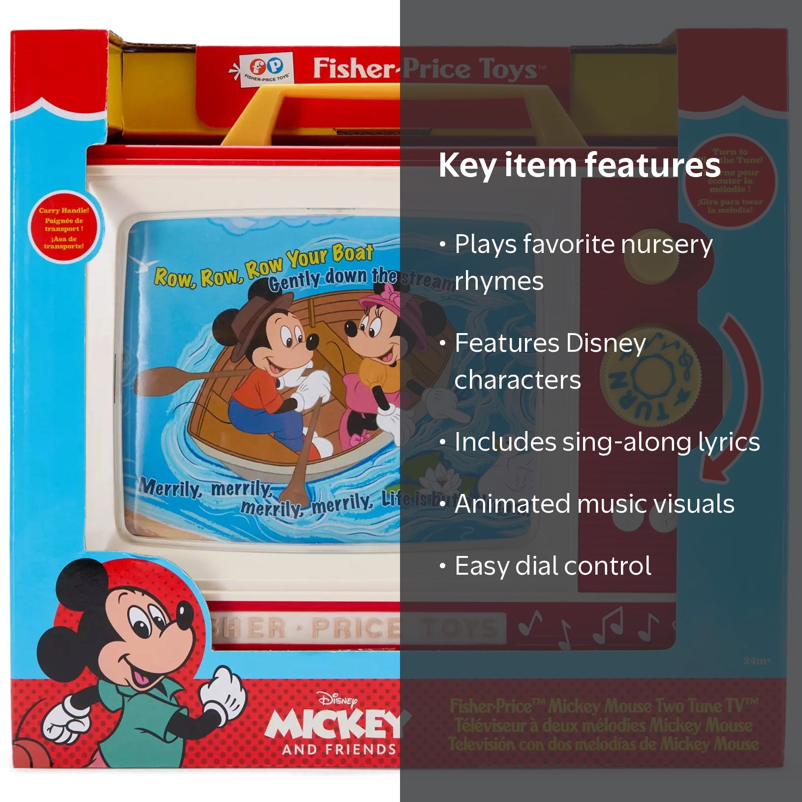 Disney Fisher Price Mickey Mouse Two Tune TV - Walmart.com