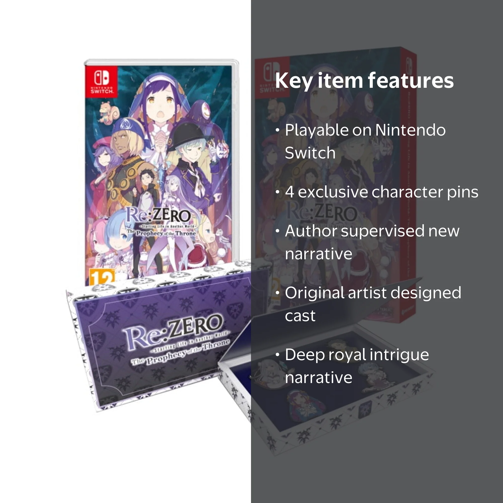 Nintendo Switch Game: Re:ZERO - Starting Life in Another World