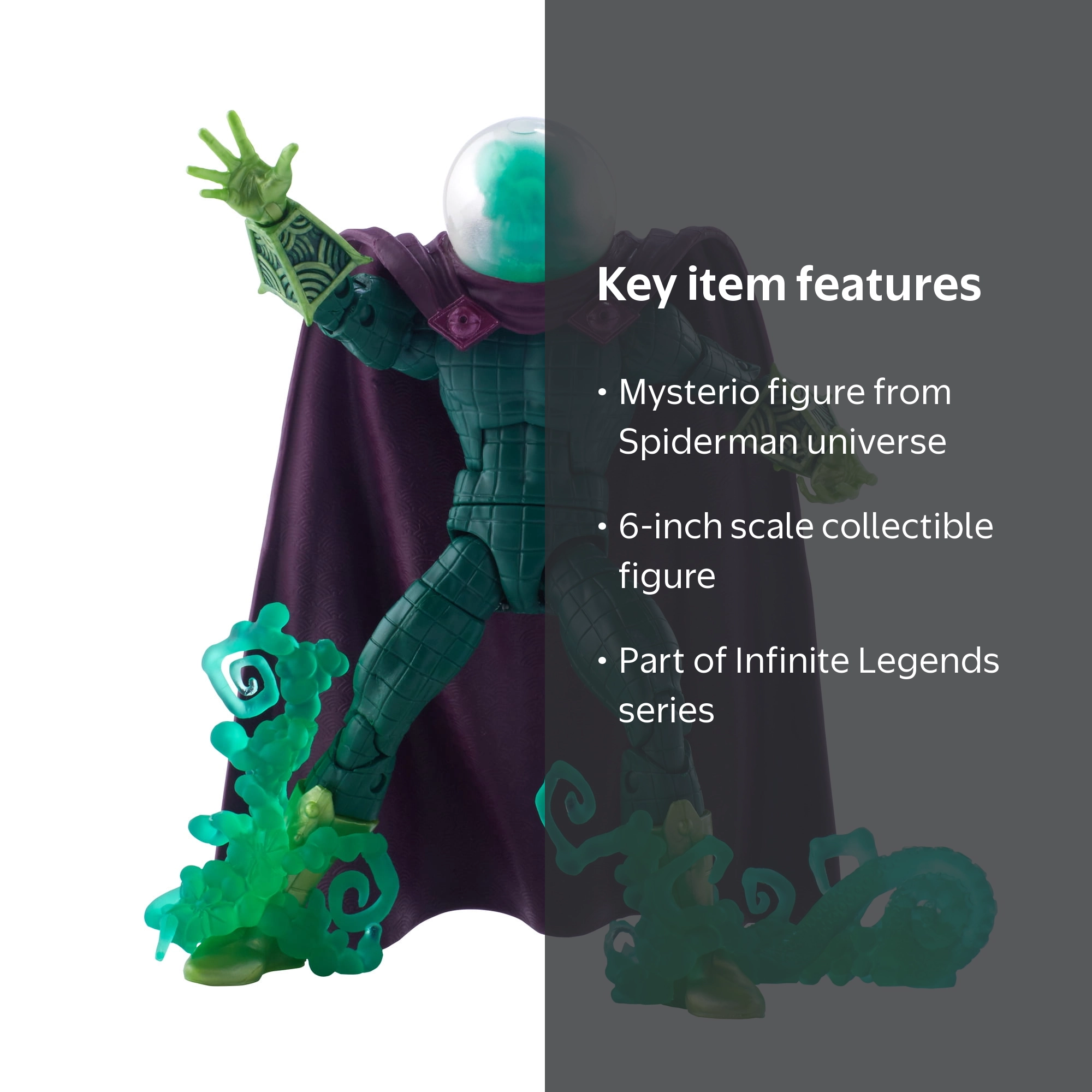 SPIDERMAN 6 INCH INFINITE LEGENDS MYSTERIO - Walmart.com