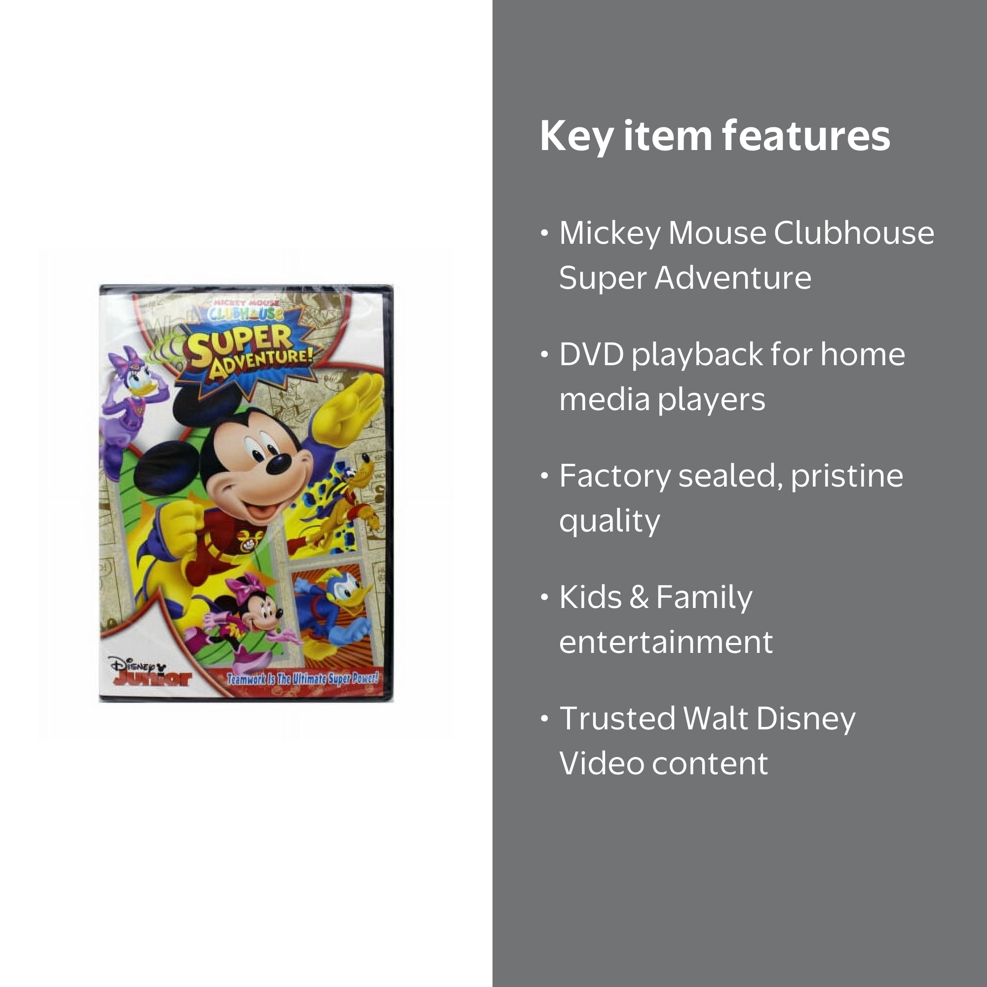 Disney, Mickey Mouse Clubhouse DVD, Super Adventure, Factory