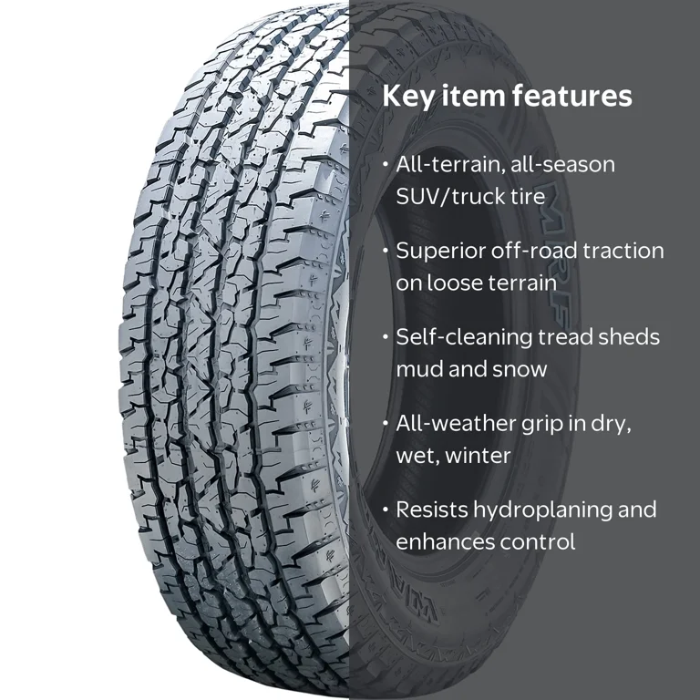 MRF Wanderer A/T A3 Tire, All Terrain, All Season, 255/65R18 111T MRF Wanderer A/T A3 Tire, All Terrain, All Season, 255/65R18 111T