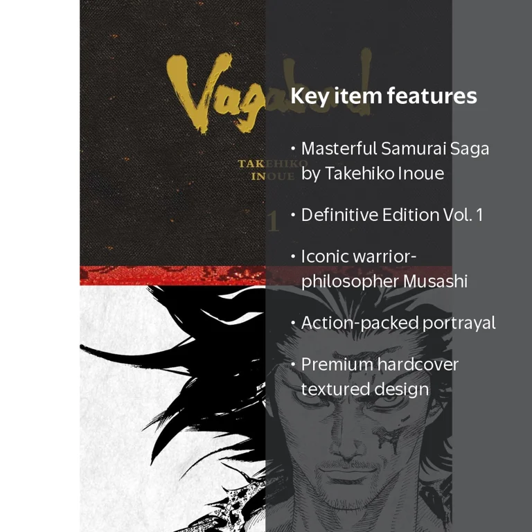 Takehiko Inoue, Vagabond Definitive Edition, Vol. 1, Hardcover