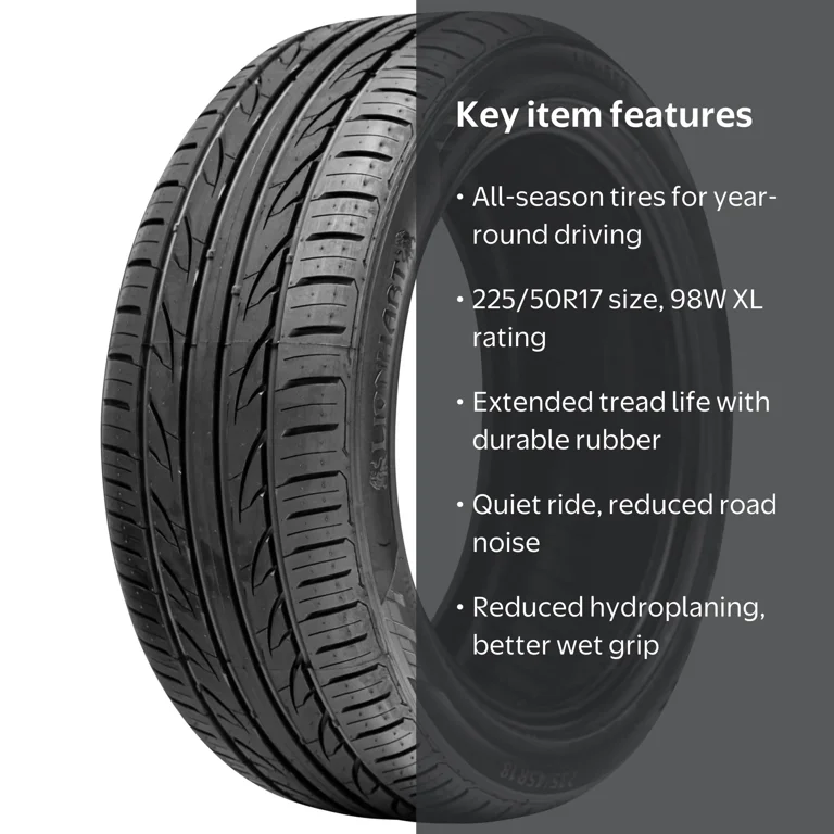 Lionhart LH-503 Performance 225/50ZR17 98W XL All-Season Tire for