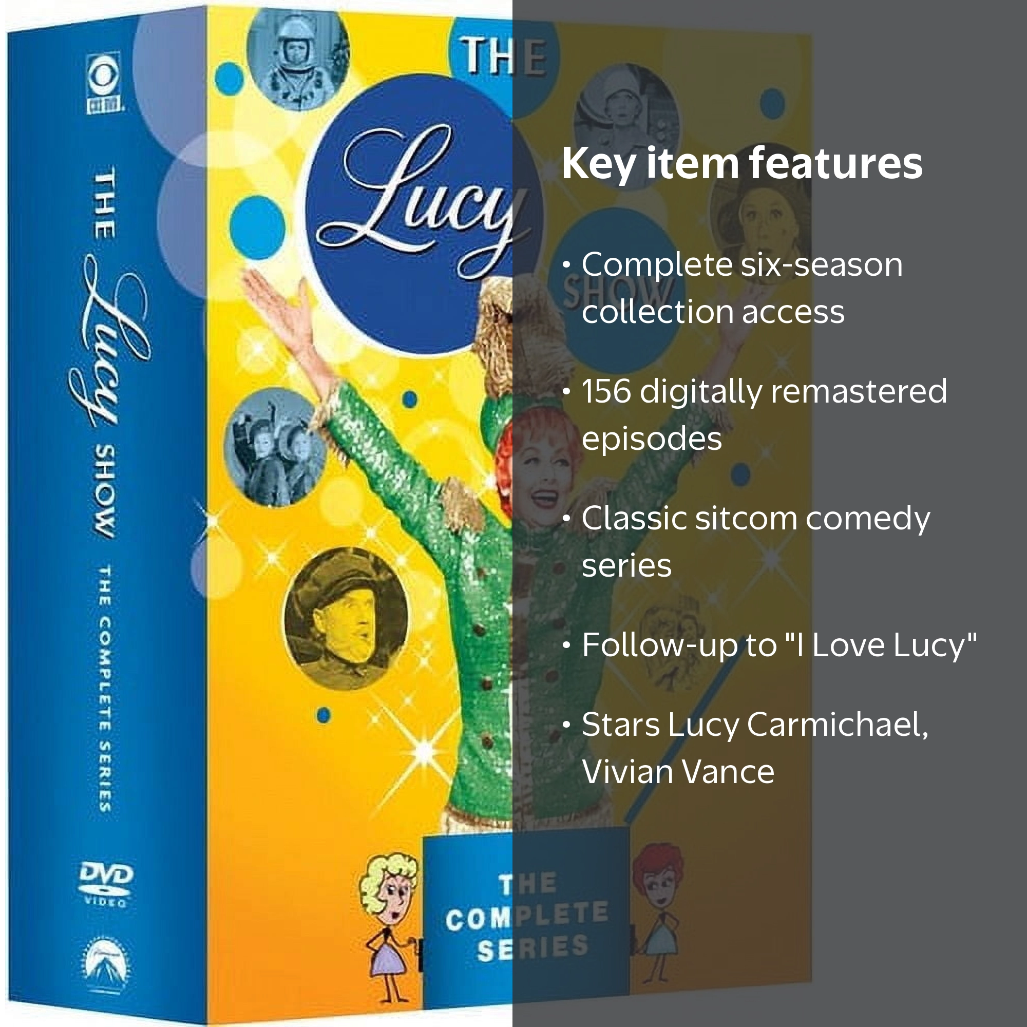 Paramount, The Lucy Show, Complete Series DVD, All 6 Seasons