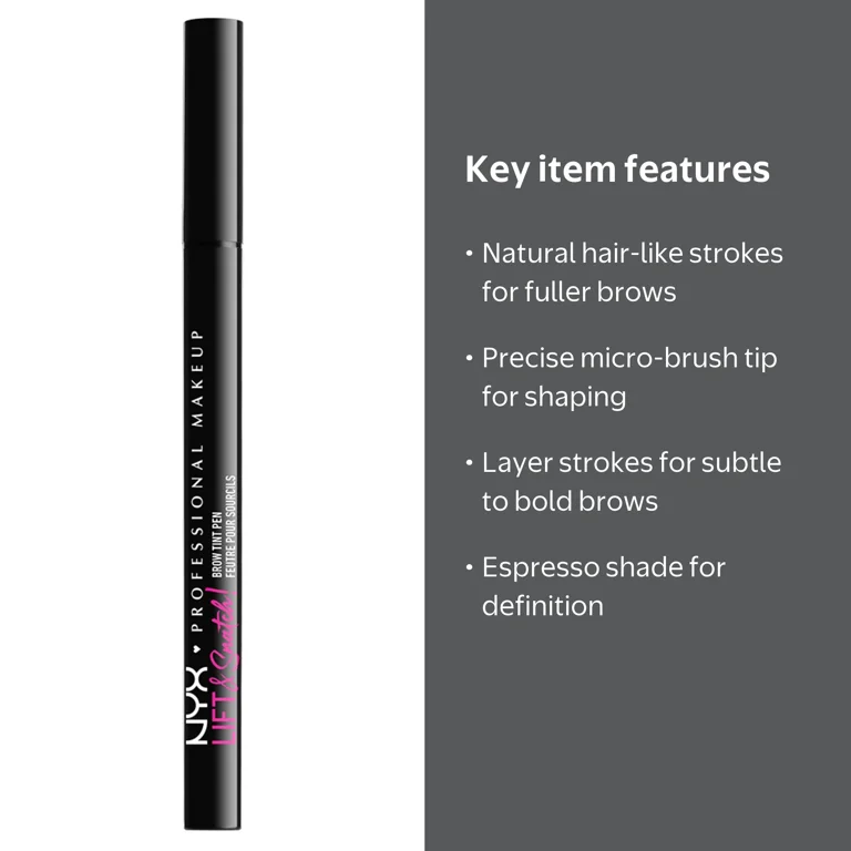 NYX Professional Makeup, Eyebrow Tint Pen, Espresso, 0.03 fl oz