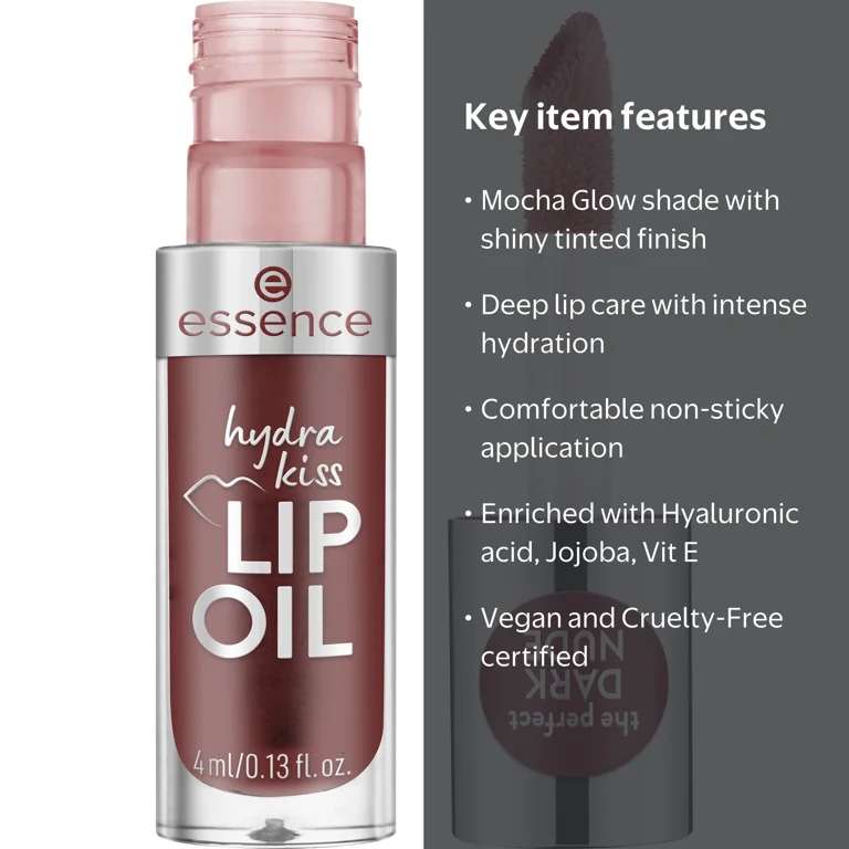 essence Hydra Kiss Lip Oil, 08 Mocha Glow - Walmart.com