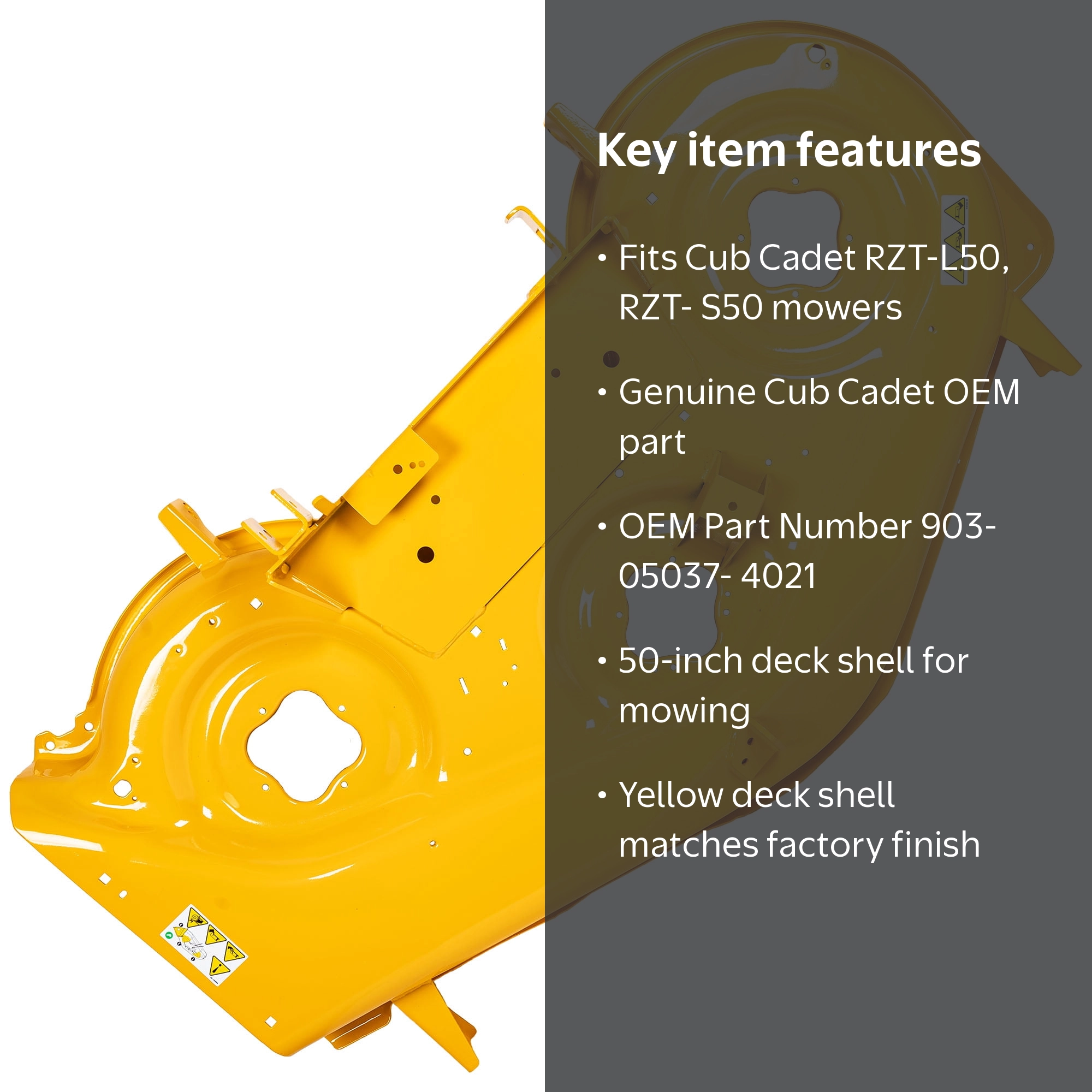 パーツ TA SQUALE 130-50T CUB CADET 903-05037-4021 Yellow 50