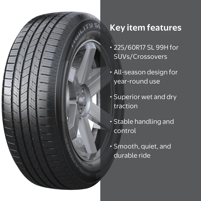 BlackHawk Agility All-Season SUV/Crossover Tire, 225/60R17 99H 