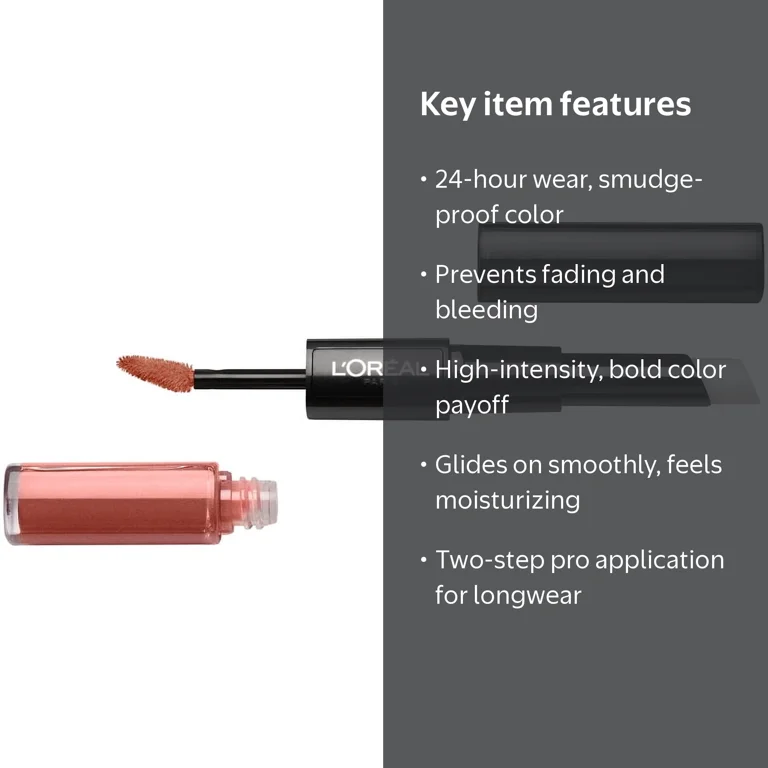 L'Oreal Paris Infallible Pro Last 2 Step Lipstick, Heaven To Henna