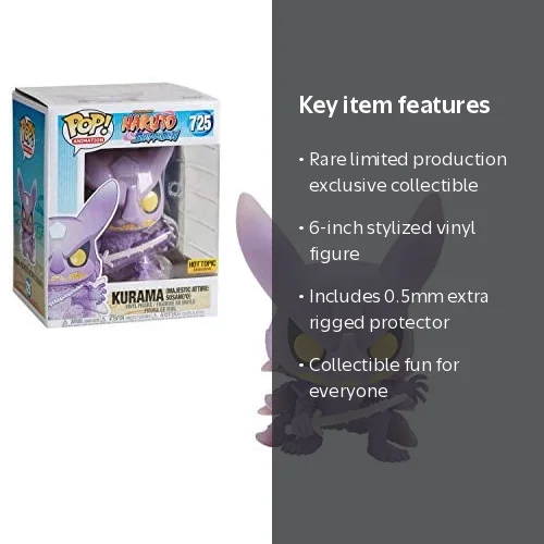 Funko Collectible Vinyl Figure, Naruto Shippuden Kurama, 6
