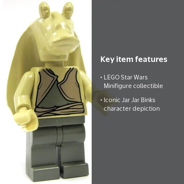 LEGO Star Wars Jar Jar Binks Minifigure - Walmart.com