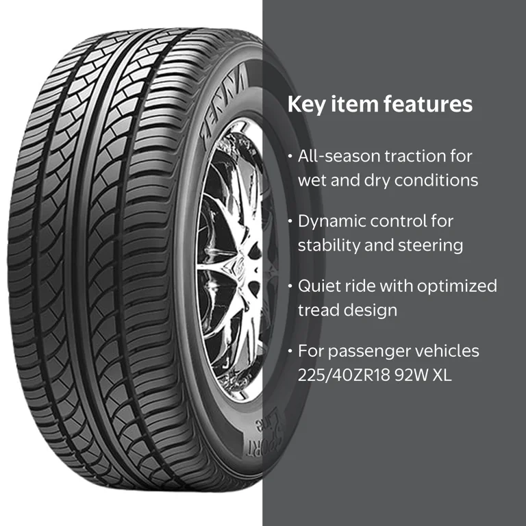 Zenna Sport Line All Season 225/40ZR18 92W XL Passenger Tire