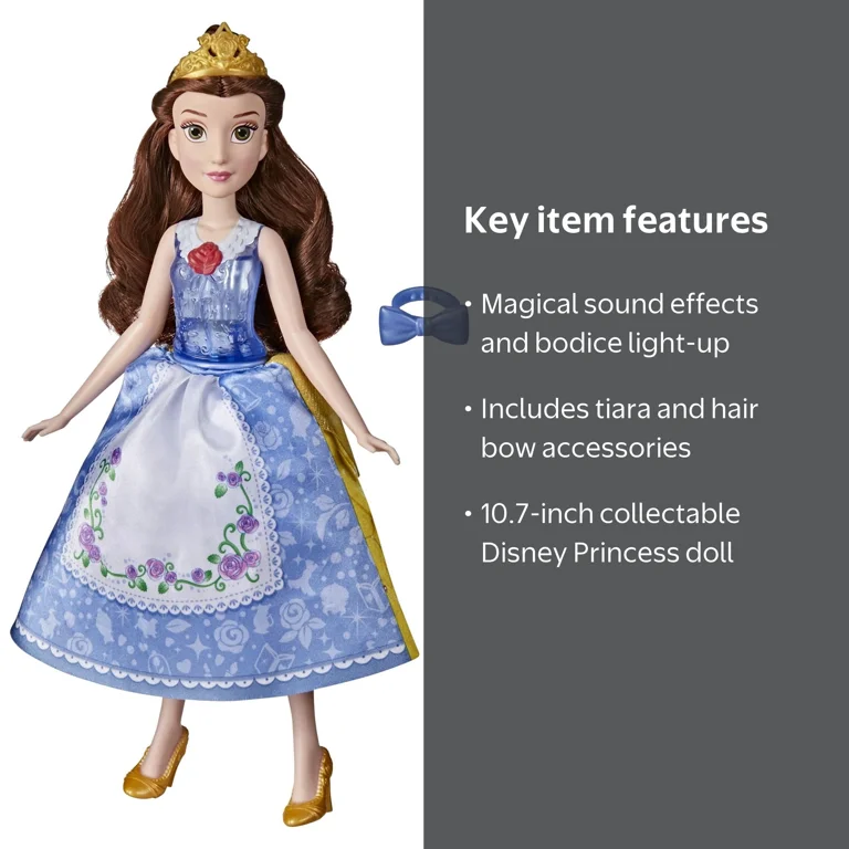 Disney Princess Spin and Switch Belle, Quick Change Fashion Doll