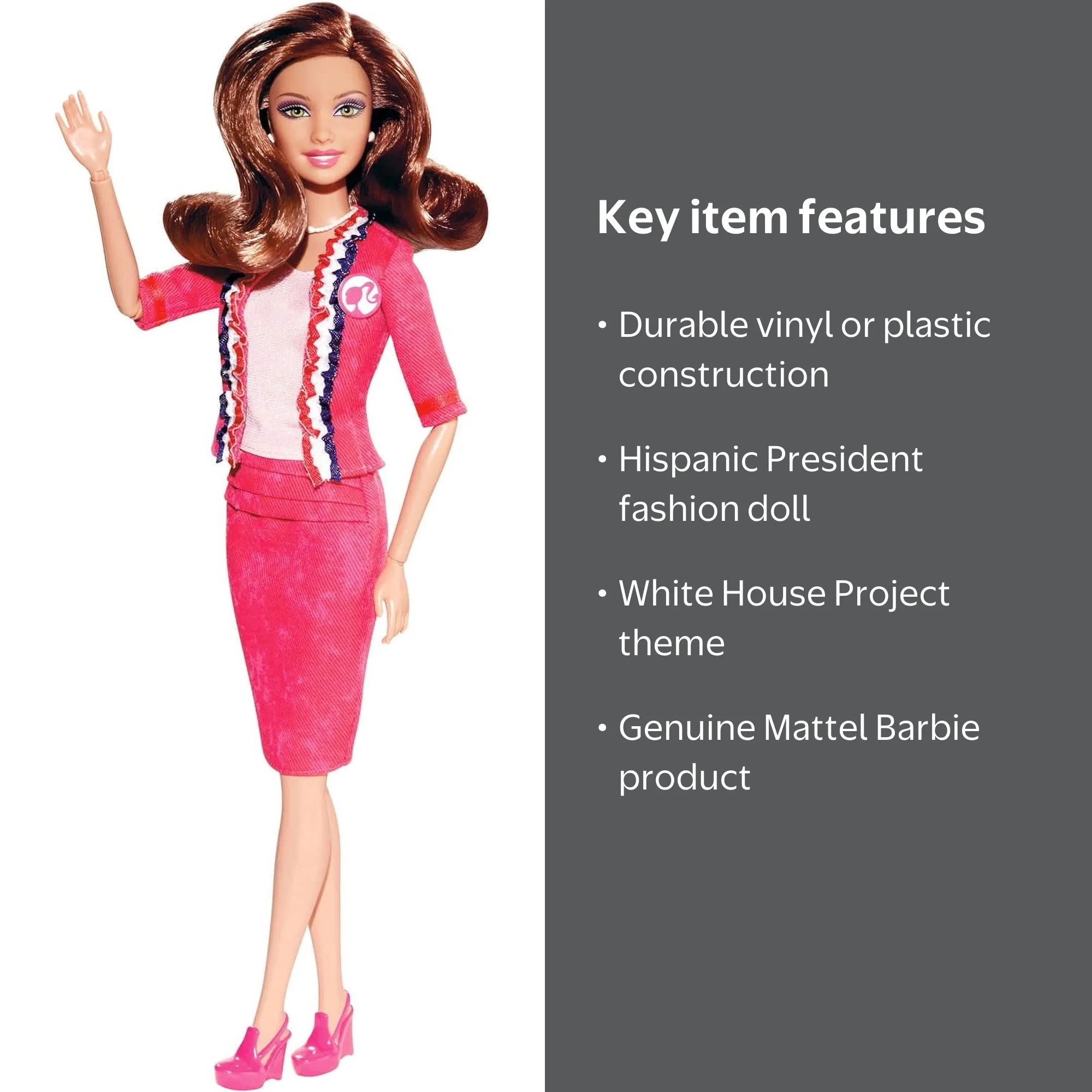 Barbie I Can Be President Hispanic Doll The White House Project