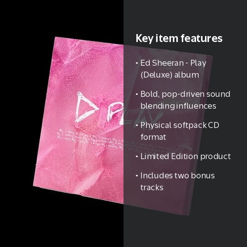 Ed Sheeran - Play (Deluxe) - CD, Limited Edition 1CD with Booklet
