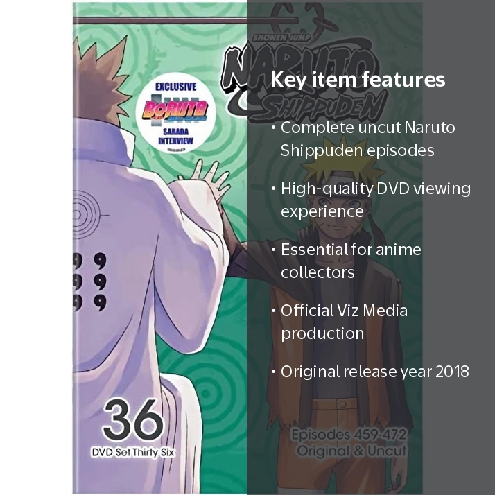 Warner Bros. Naruto Shippuden Uncut Set 36 (DVD) (Uncut Edition