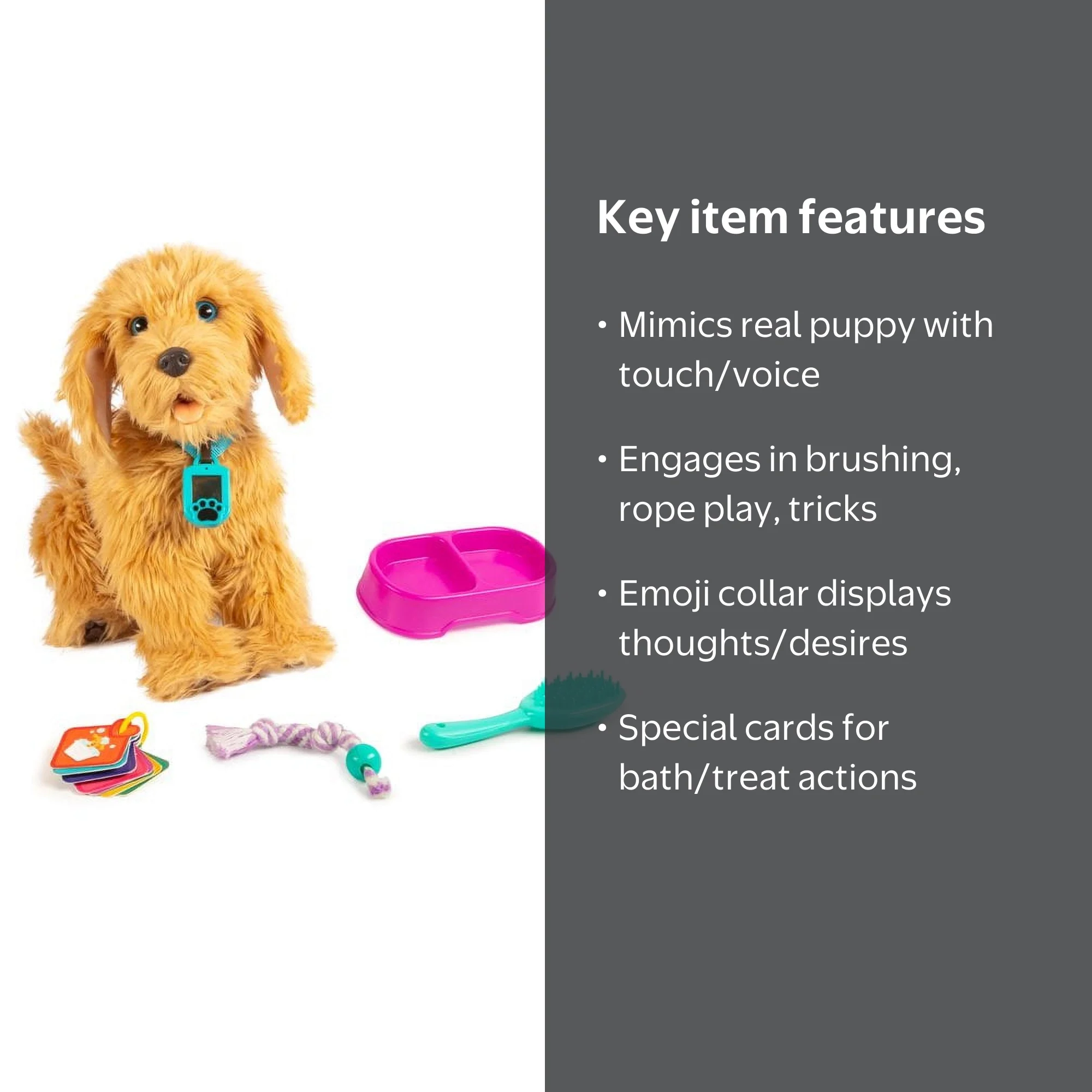 Moji: Interactive Talking Labradoodle Pet for Kids, Acts Like Real