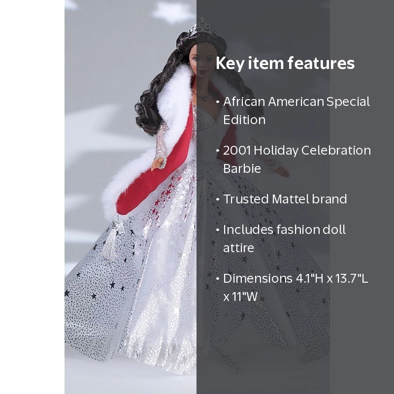 Mattel, Holiday Celebration Barbie, African American, Special