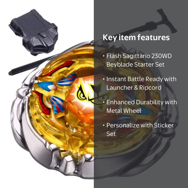 TAKARA TOMY Beyblade Battle Flash Sagittario 230WD Starter Set BB
