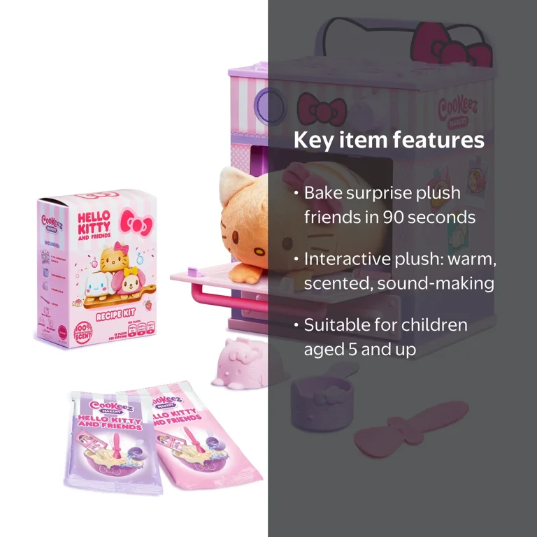 Cookeez Makery Hello Kitty® & Friends Oven, Scented, Interactive