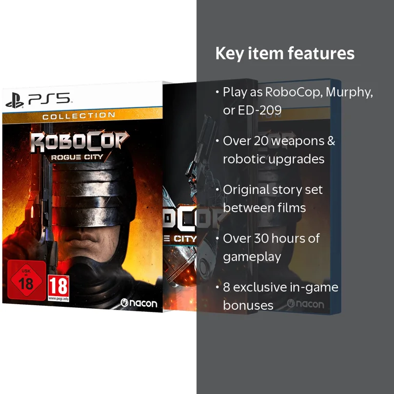 Nacon, RoboCop Rogue City Collection, PlayStation 5, Deluxe