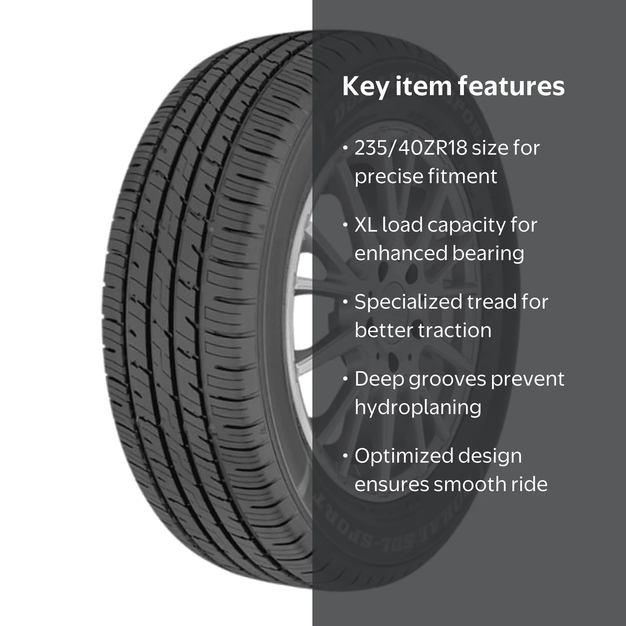 sup405 Eldorado Doral SDL Sport 3.0 All Season Performance Tire, 235
