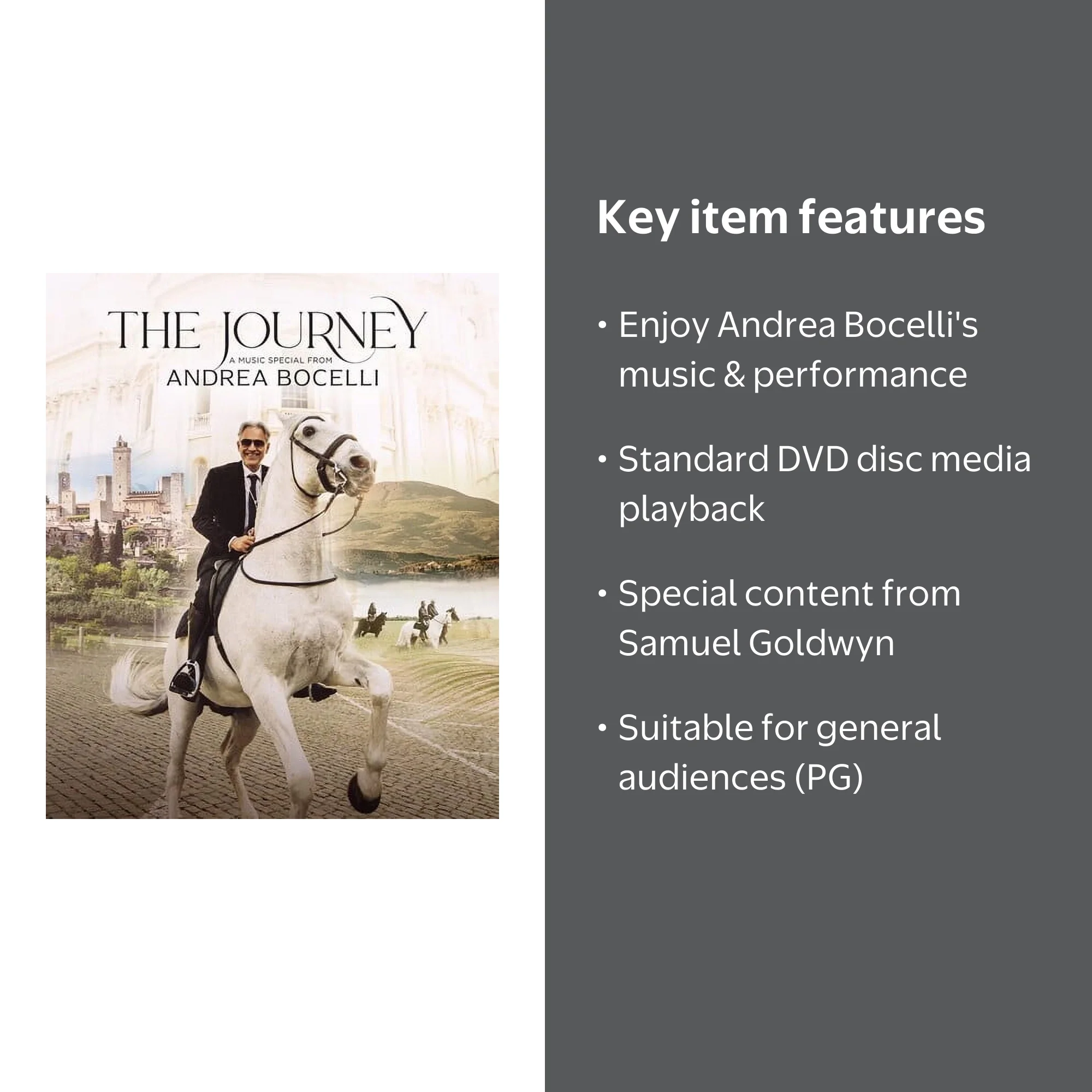 The Journey: A Music Special From Andrea Bocelli (DVD), Samuel