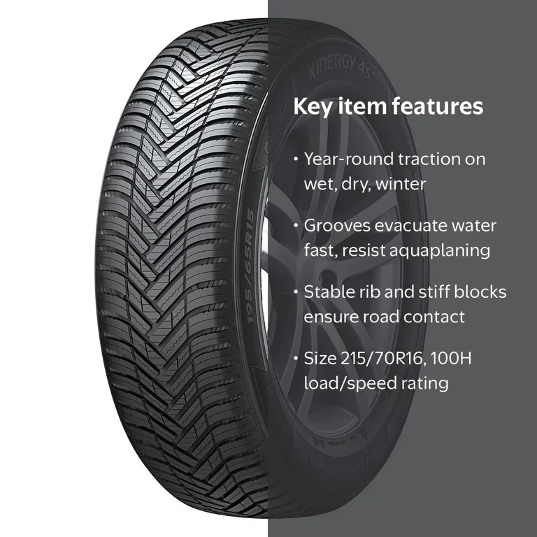 Hankook Kinergy 4S2 H750 215/70R16 100H Tire - Walmart.com