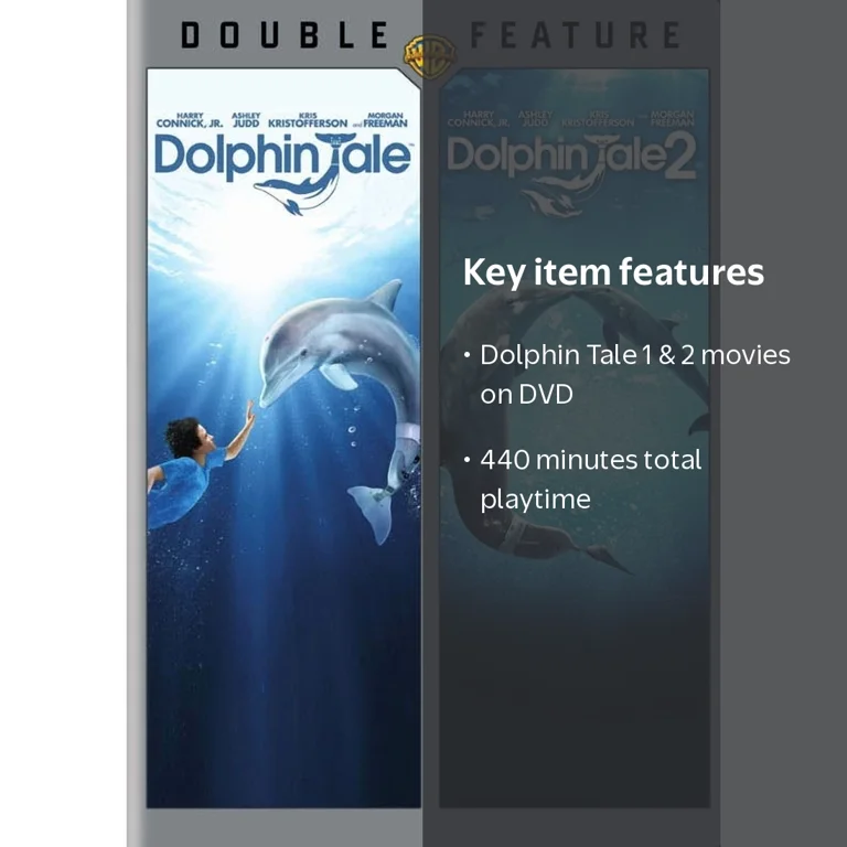 Dolphin Tale / Dolphin Tale 2 DVD, Feature Drama Adventure Family