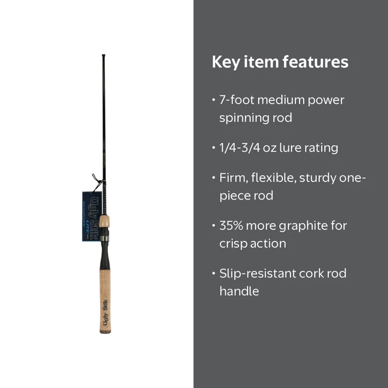 ugly stik 7 feet medium rod Tiger Casting Fishing with tough Ugly Stik GX2 Casting Rod