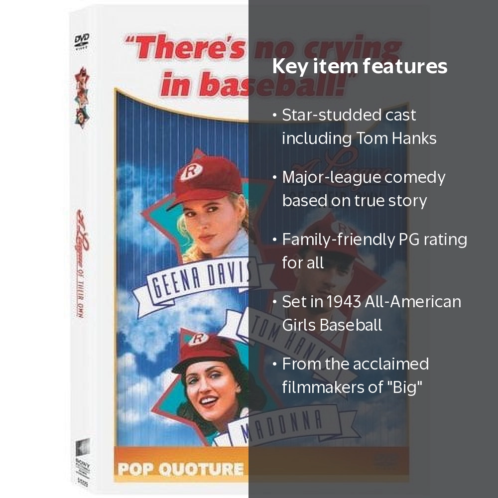 Sony Pictures, DVD, A League of Their Own, PG, based on true story