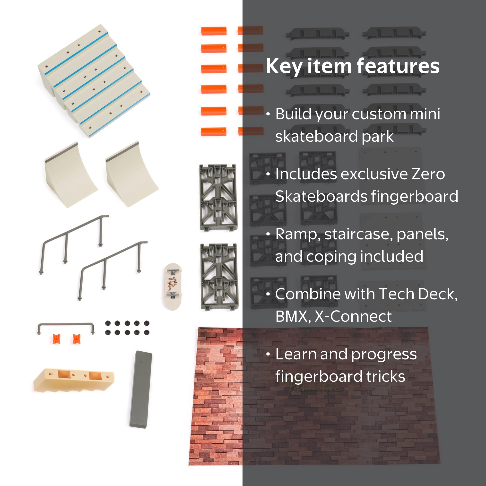 Tech Deck, Primitive X-Connect Customizable Ramp Playset and
