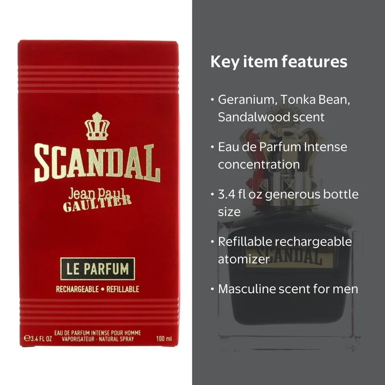 Jean Paul Gaultier, Scandal Le Parfum, 3.4oz EDP Intense