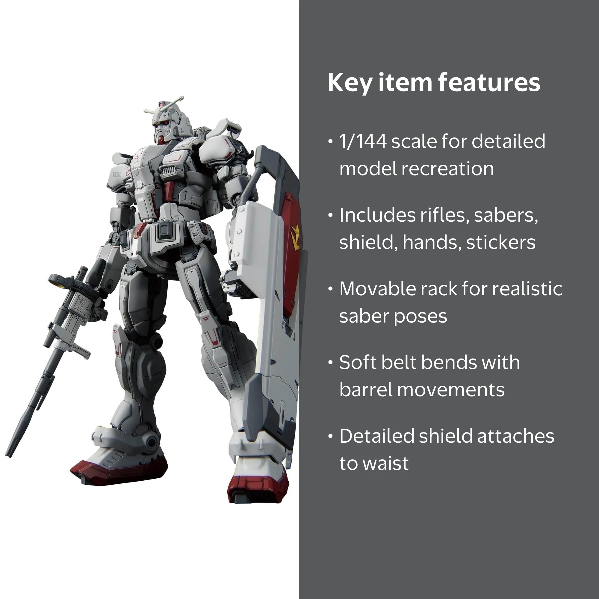 Bandai Hobby Gundam: Requiem for Vengeance RFV 1/144 Model Kit