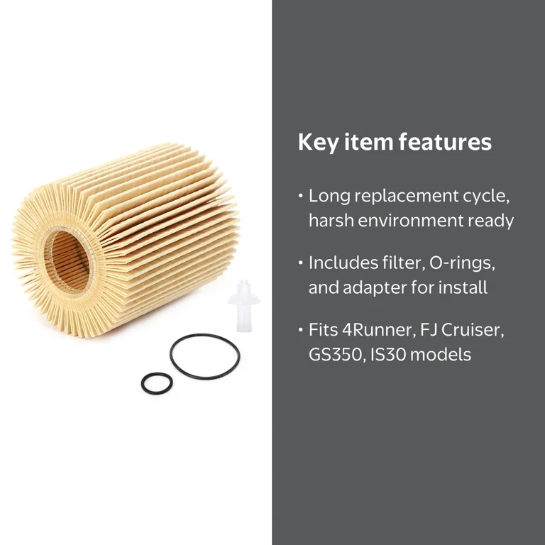 Engine Oil Filter With Adapter 04152-YZZA5 Fits For 4Runner FJ