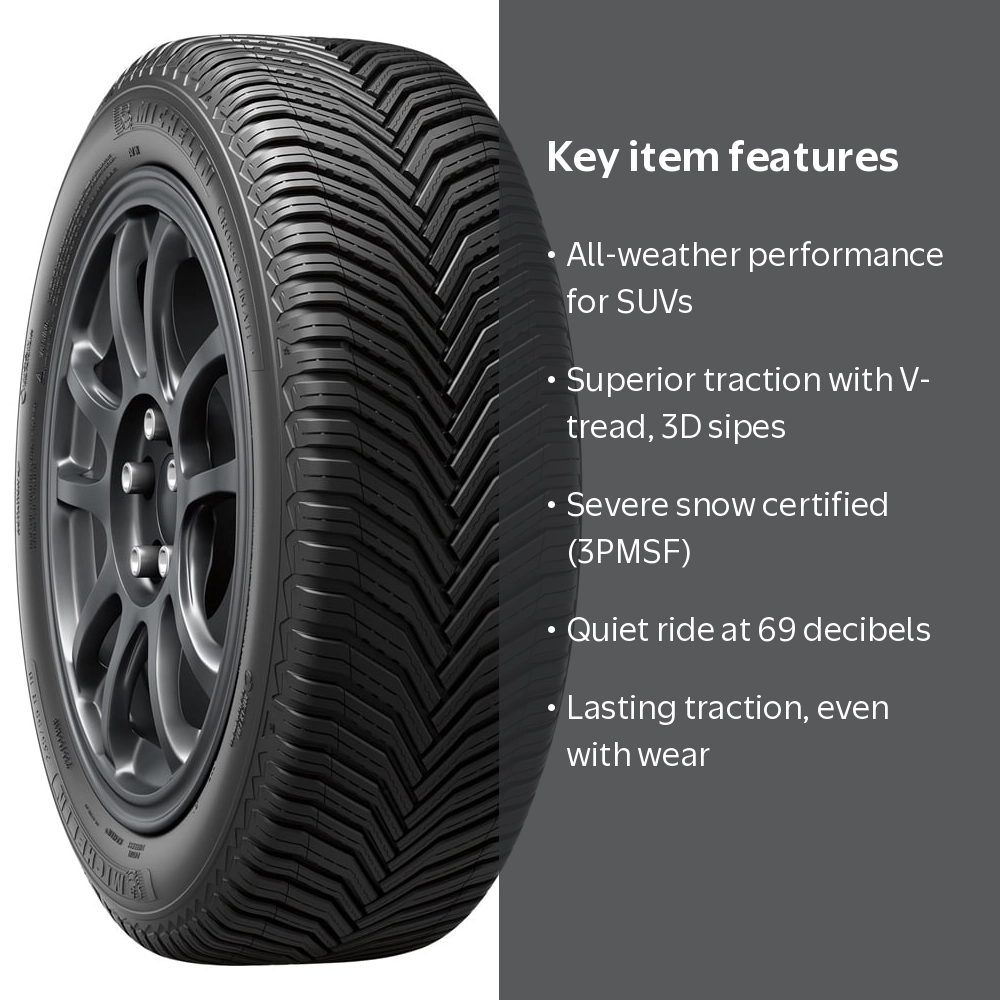Michelin CrossClimate2 All-Weather CUV Tire 235/55R18 104V XL