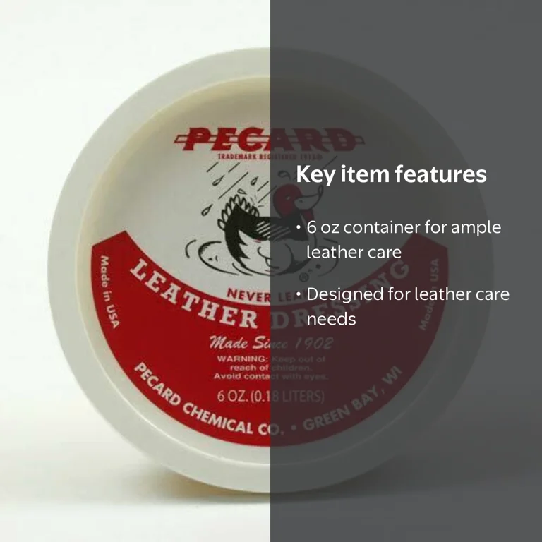 pecards antique leather dressing Pecard, Dressing, 6 oz, for Leather Care and Maintenance CREATED_2018