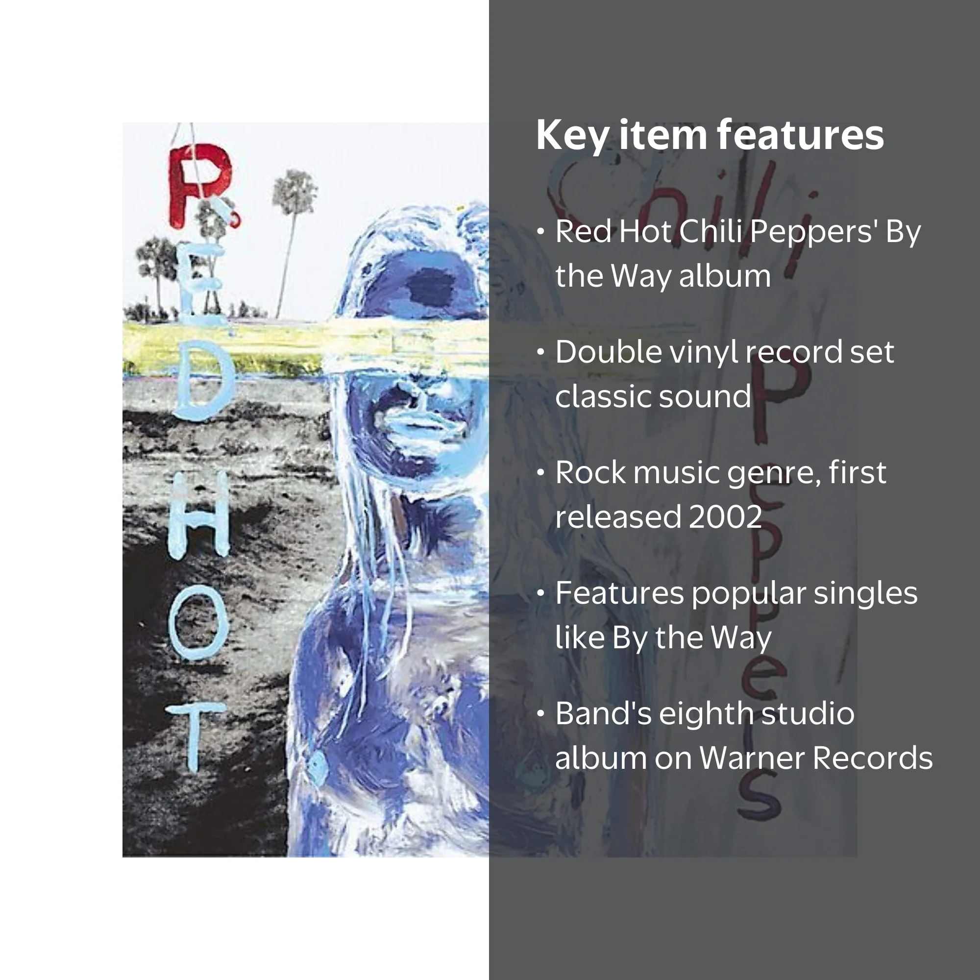 Red Hot Chili Peppers - 'By the Way' LP - Alternative Rock Vinyl
