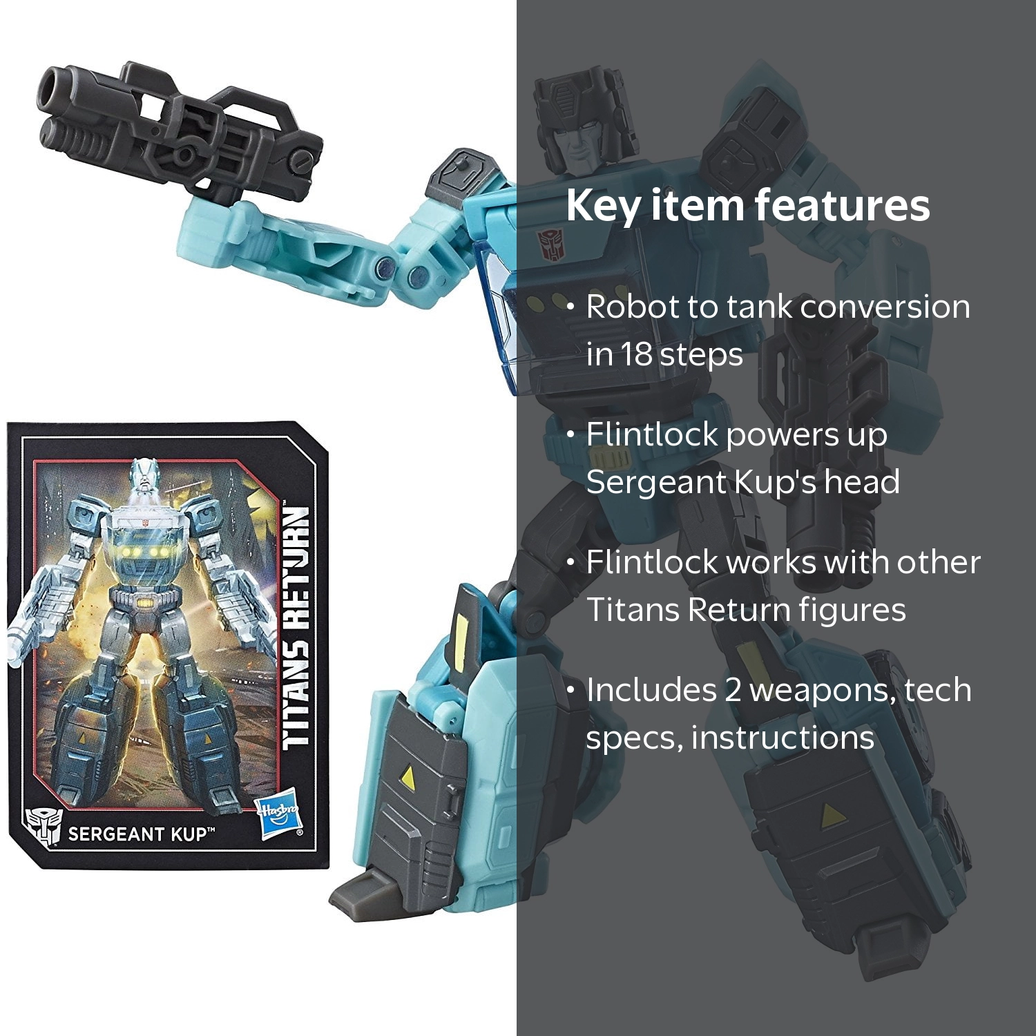 Transformers Generations Titans Return Deluxe Sergeant Kup and