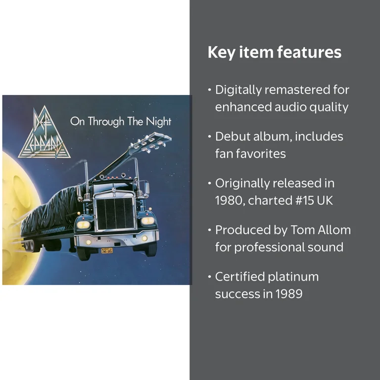 【中古】［CD］オン・スルー・ザ・ナイト Def Leppard - On Through The Night - Music & Performance - CD