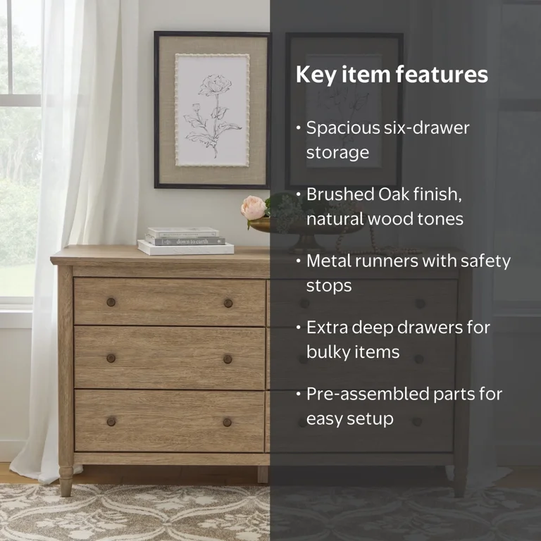 walmart 6 drawer dresser 6+ Dressers in Dressers or office My Texas House Monroe 6-Drawer
