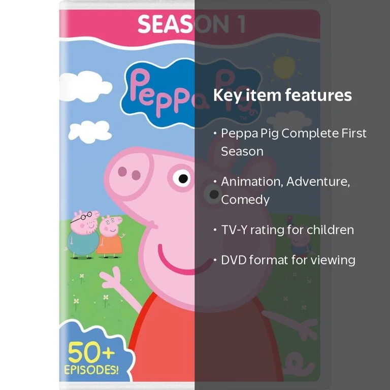 Peppa Pig: The Complete First Season (DVD) - Walmart.com