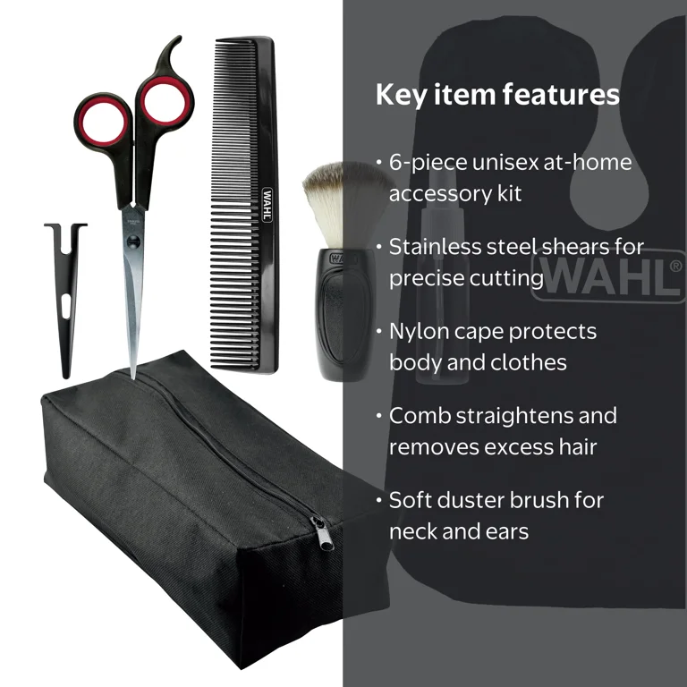 Wahl at Home Essentials Hair Cutting Accessory Kit with Premium