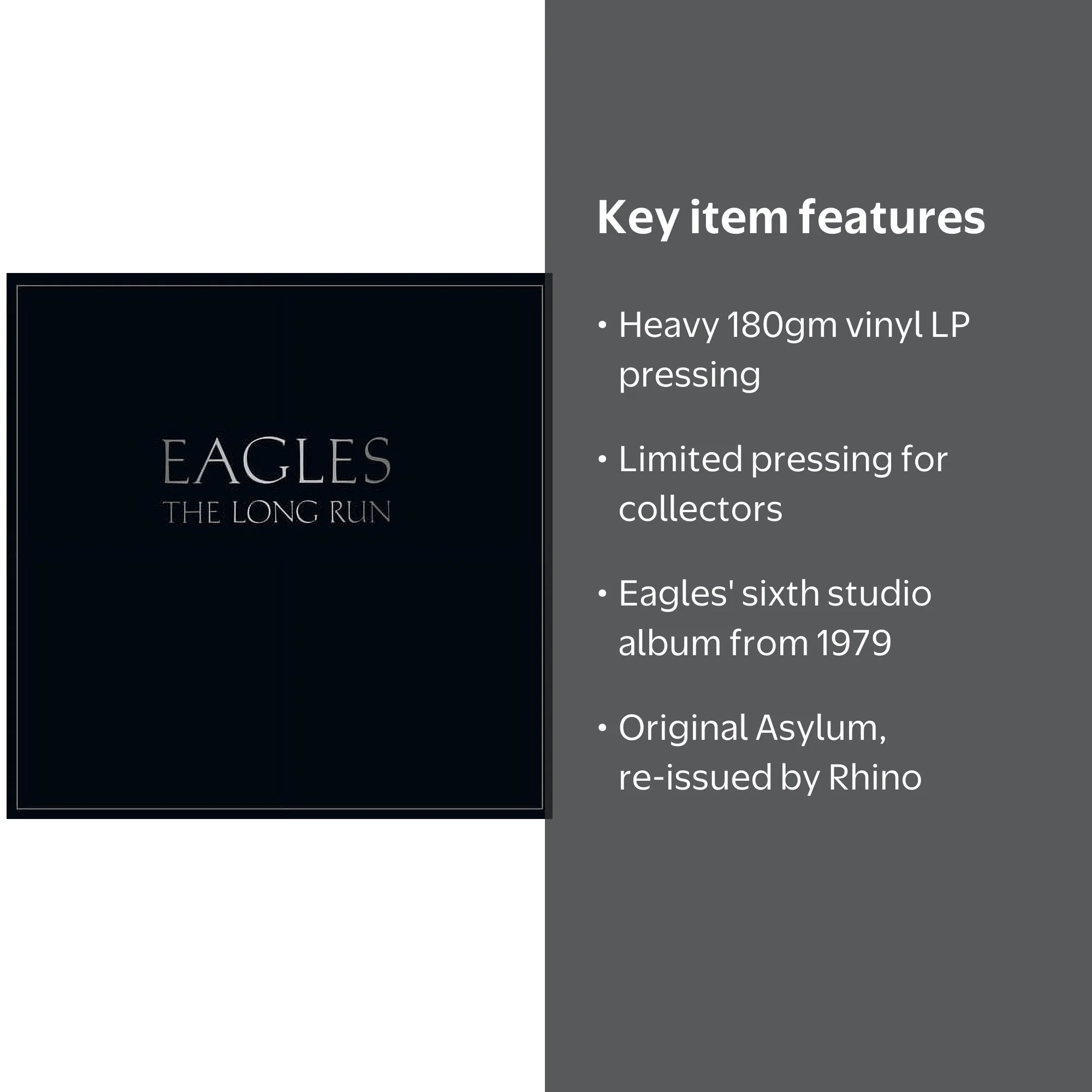 The Eagles - Long Run - Music & Performance - Vinyl - Walmart.com