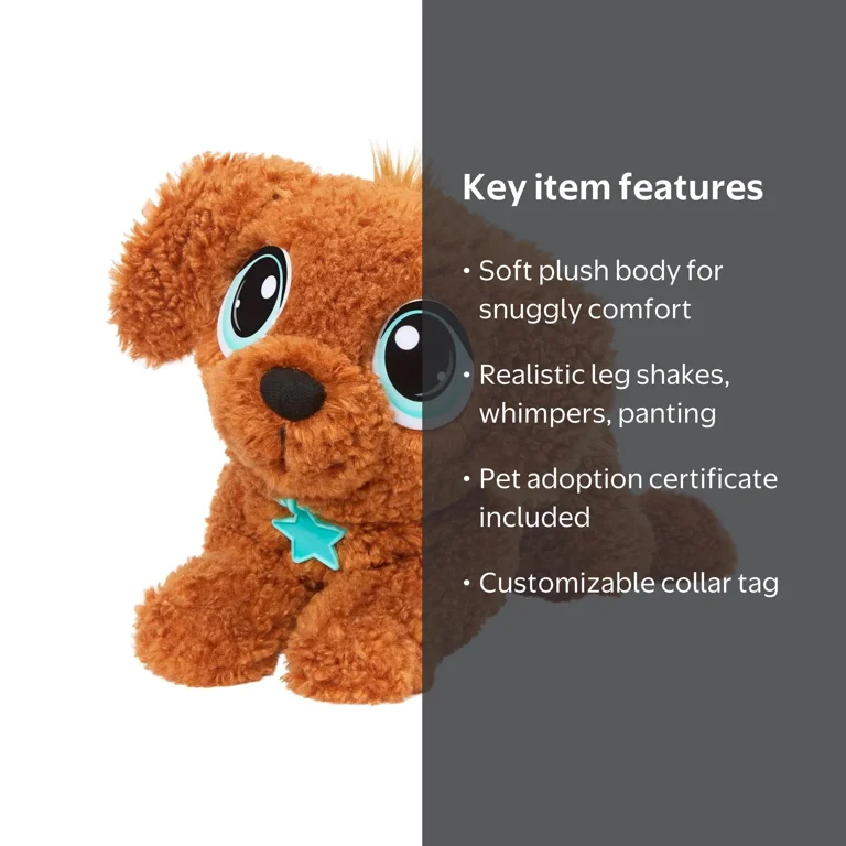 Little Tikes Rescue Tales Tickle Pup, Interactive Cuddly Soft