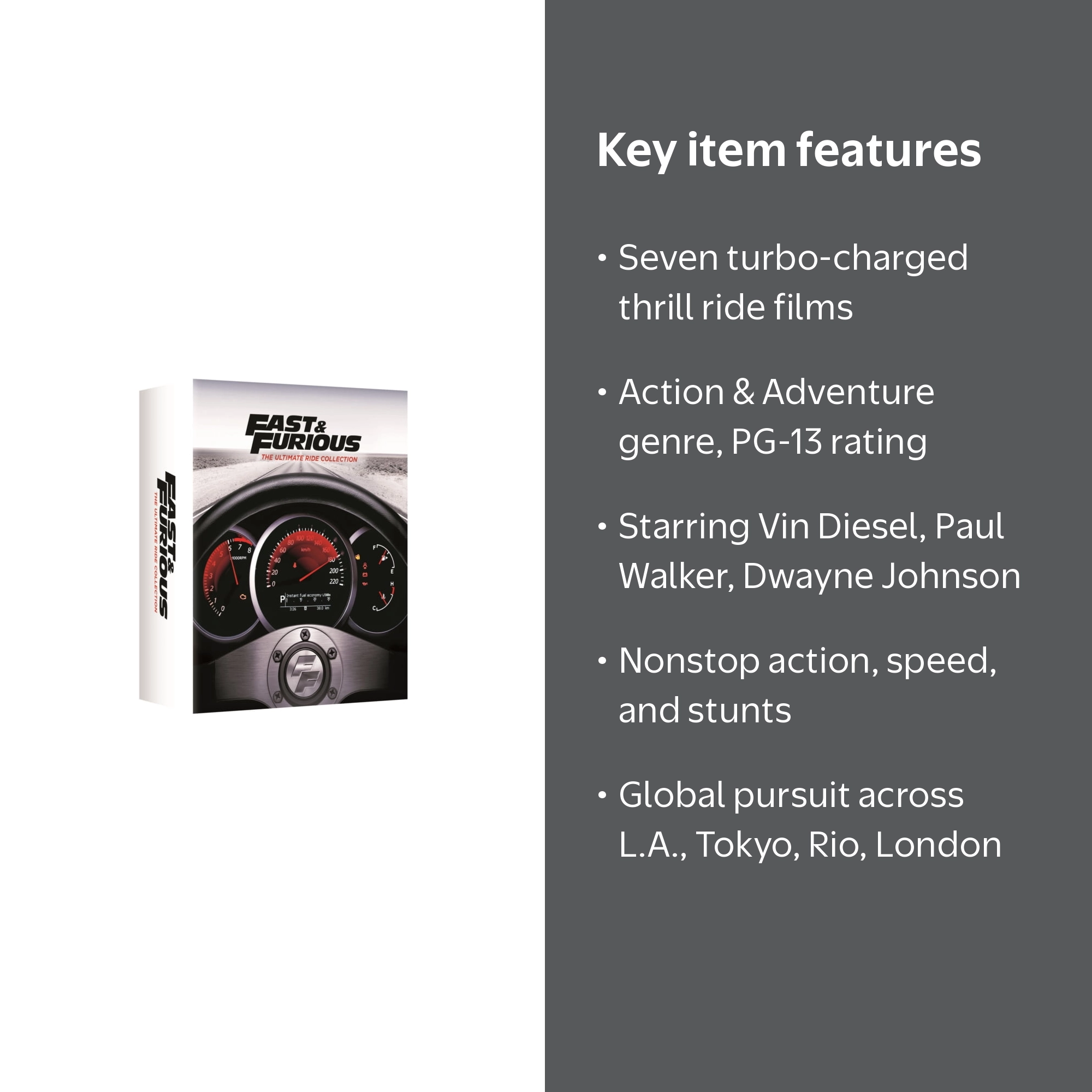 Fast & Furious: The Ultimate Ride Collection [DVD] - Walmart.com