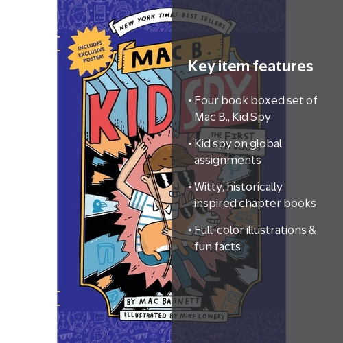 Mac B., Kid Spy Mac B., Kid Spy Box Set, Books 1-4 (Mac B., Kid