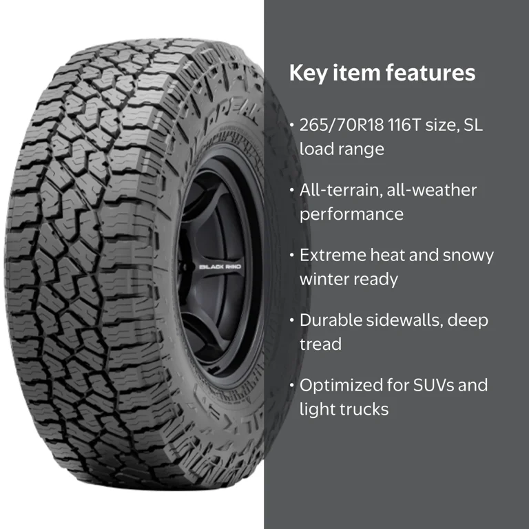 Falken, Light Truck Tire, 265/70R18, All Terrain All Weather