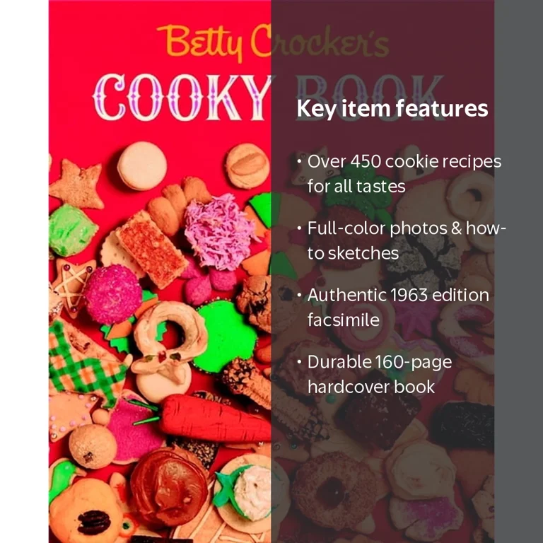 Betty Crocker, Cooky Book, 450+ Recipes, Hardcover - Walmart.com